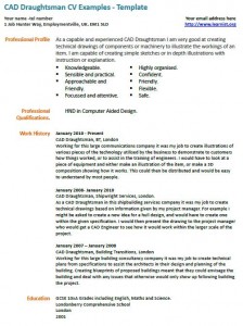 draftsman resumes