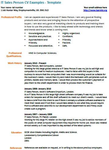 IT_Sales_cv_example