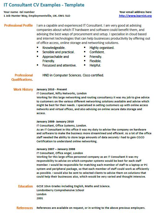 Lom consulting resume writing