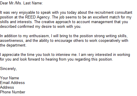 Ask for an interview in cover letter