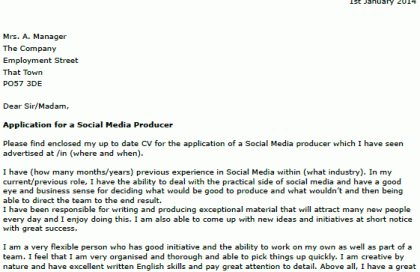reporter cover letter