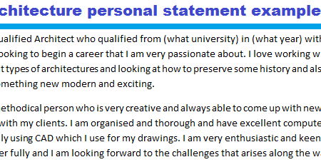 personal statements for graduate school