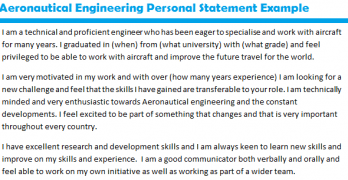 engineering personal statement