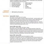 care worker cv example