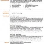 civil engineer cv example