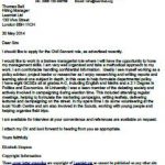 civil servant cover letter example