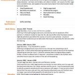 legal secretary cv example