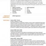 plumber cv example