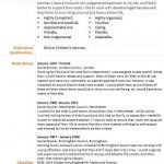 social worker cv example