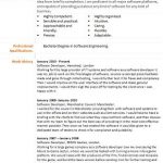 software developer cv example