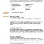 travel agent cv example