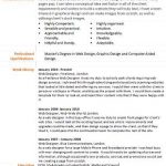 web designer cv example