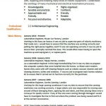 Automation engineer CV example