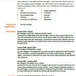 Bar Manager cv example