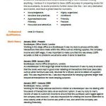 Bookkeeper cv example