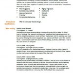 CAD Engineer CV Example