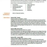 Finance Assistant cv example