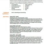 Marketing Executive cv example