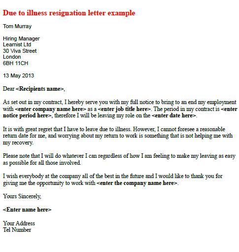 letter of resignation at will employment illinois template