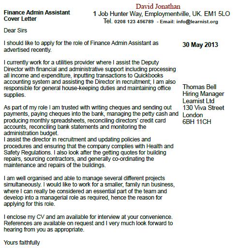 Administrative Assitant Cover Letter from www.learnist.org