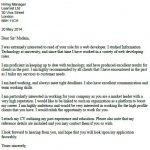 web developer cover letter example