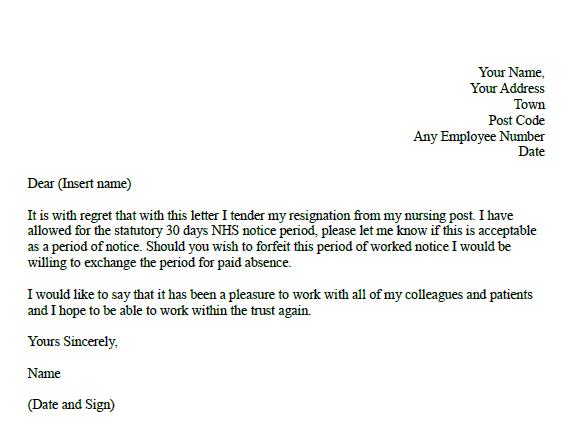 Nurse Resignation Letter Example from www.learnist.org