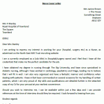 example of a job application covering letter