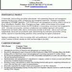 payroll administrator CV example