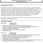 retail supervisor cv example