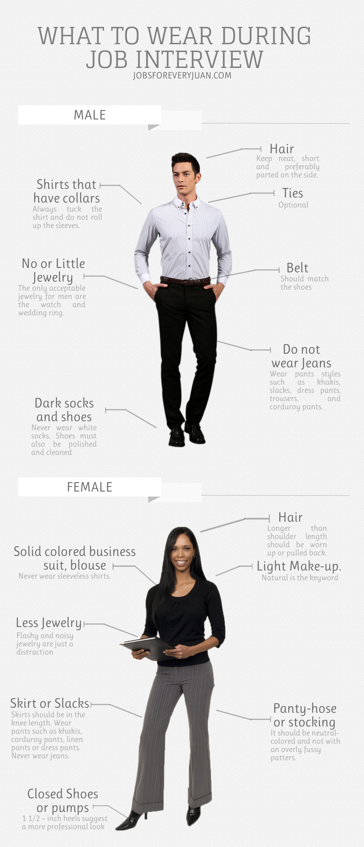 Job Searching Tip: What to Wear During Job Interview [INFOGRAPHIC] 