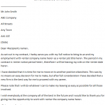 Moving to Another Firm - Resignation Letter Example