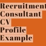 Recruitment Consultant CV Profile Example