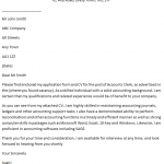 accounts clerk cover letter