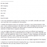 air traffic controller cover letter