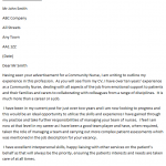 community nurse cover letter