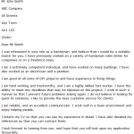 handyman cover letter example