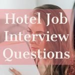 hotel job interview questions